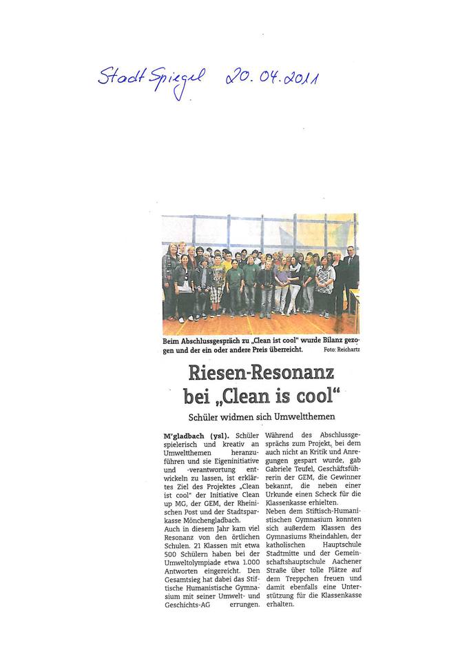 Stadtspiegel 20. April 2011